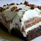 Brownie Refrigerator Cake