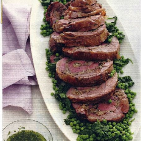 Leg of Lamb, Butterflied, Rolled and Roasted