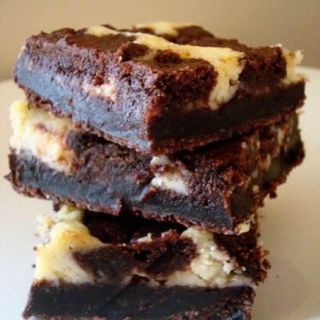 Black and White Cheesecake Squares