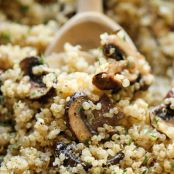 Garlic Mushroom Quinoa