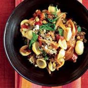 Pasta with Lentils and Arugula