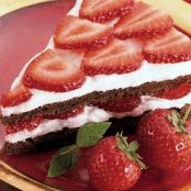 Strawberry Brownie Split