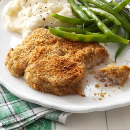 Zippy Breaded Pork Chops Recipe