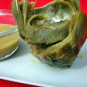 Braised Artichokes with Horseradish Butter Sauce