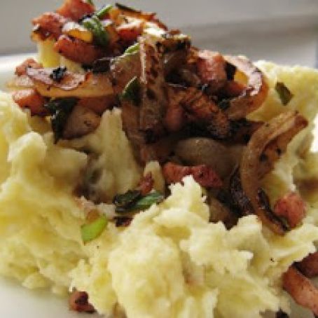 POTATO - Creamy Mash with Sauteed Bacon n Onion