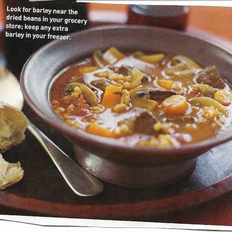 BEEF & BARLEY SOUP