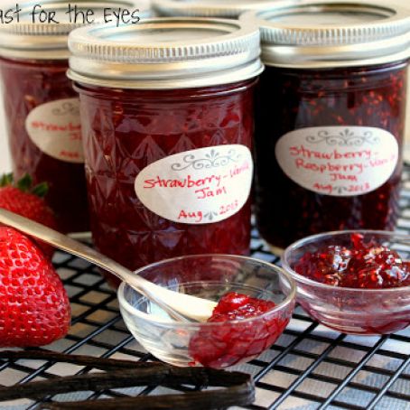 Strawberry Vanilla Jam - Reduced Sugar