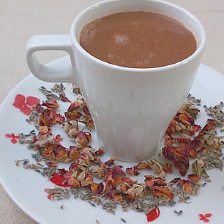 Slow Cooker Vegan Lavender Rose Cocoa