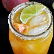 Juicy Peach Margaritas