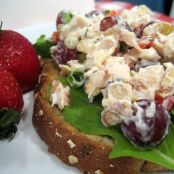 Chicken Salad with toasted almonds & grapes