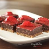 bars - Chocolate Fudge Strawberry Cookie Bars