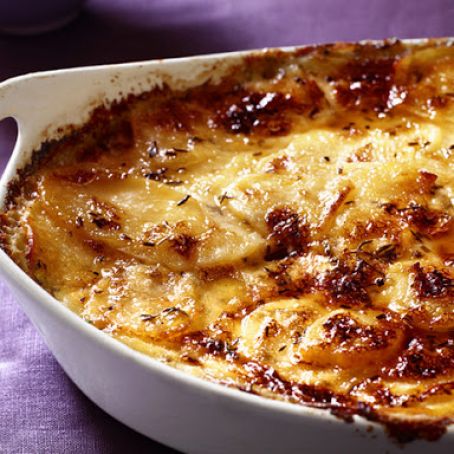 Scalloped Potatoes with Creme Fraiche