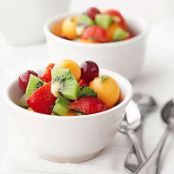 Fruit Bowl Salad with Honey-Mint Dressing