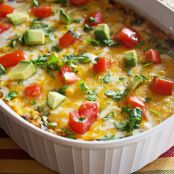 Quinoa and Chicken Enchilada Casserole