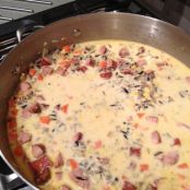 Corn & Wild Rice Soup with Smoked Sausage