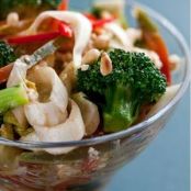 BROCCOLI & RED PEPPER SALAD w/FETA & RRP