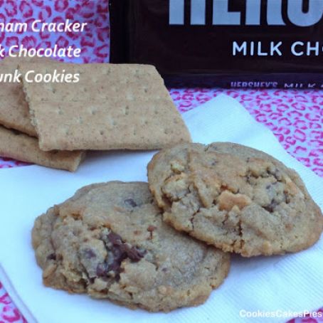 Graham Cracker Milk Chocolate Chunk Cookies