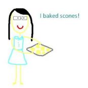 Cinnamon Smear Scones