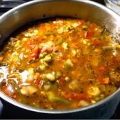 Beef Vegetable Soup with Noodles