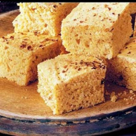 Spicy Corn Bread Squares Recipe