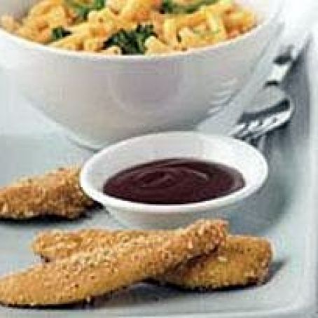 Easy Parmesan Chicken Fingers and Parmesan Chicken Wraps