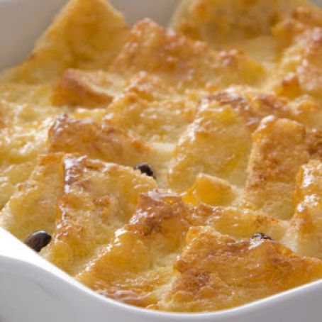 Grammie's English (white bread) bread and butter pudding