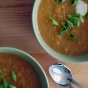 chunky pumpkin soup
