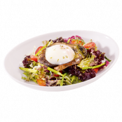 EGG****Arugula Salad with Stuffed Portabella and Poached Egg