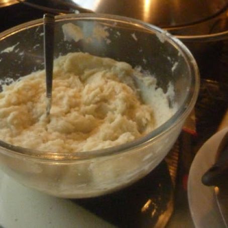 mashed potatoes Roasted garlic