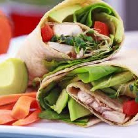 California Avocado-Chicken Wrap