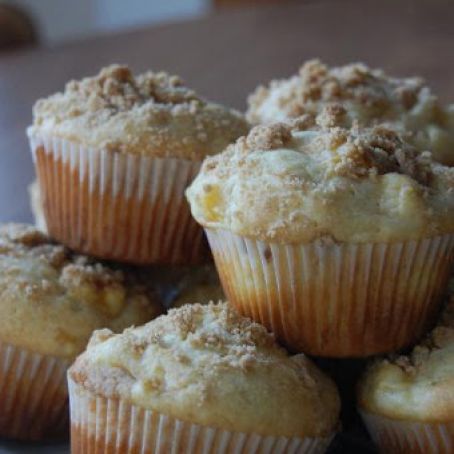 Fresh Peaches and Cream Muffins