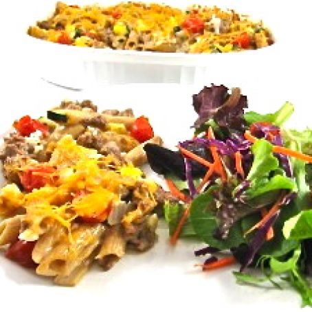 Decadently Delicious and Low Calorie, Beefy Mac and Cheese Casserole