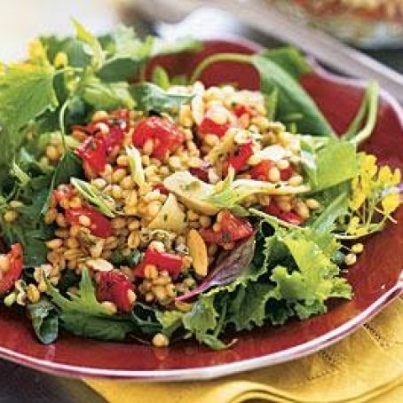 Multi-Grain Salad with Shrimp