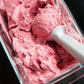 ice cream - raspberry coconut ice cream (or any other frozen fruit) gf, df