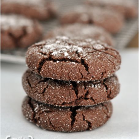 Soft Chocolate Sugar Cookies