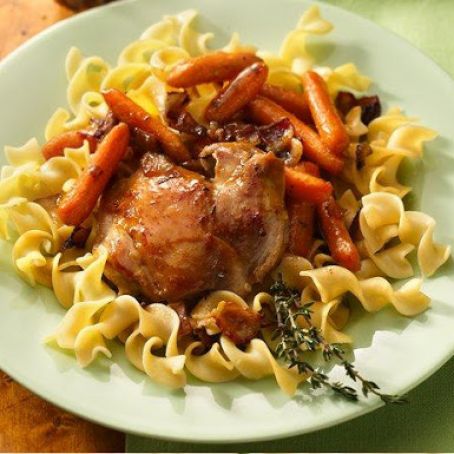 Honey-Glazed Chicken and Carrots