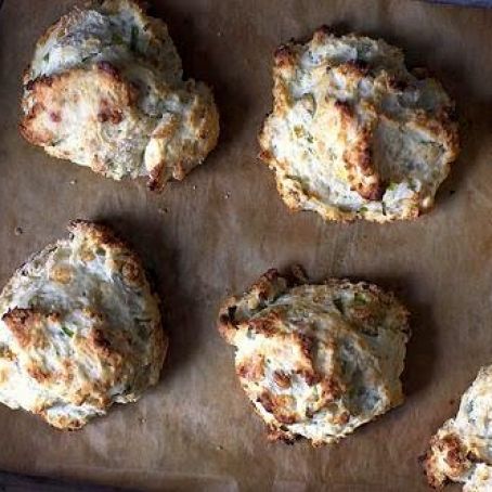 Blue Cheese Scallion Drop Biscuits (Smitten Kitchen)
