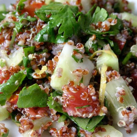 Red Quinoa Tabouli Salad