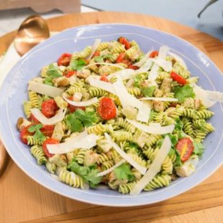 Cilantro Pesto Pasta Salad