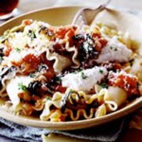Lasagna Toss with Spinach and Ricotta