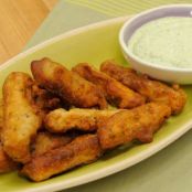 Eggplant Fries with Tzatziki Dip