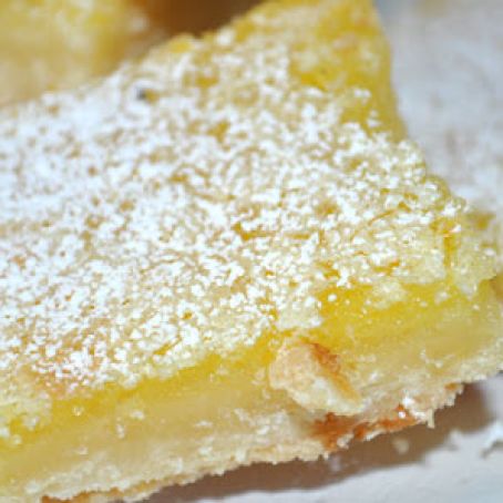 Meyer Lemon Bars with a Coconut Crust