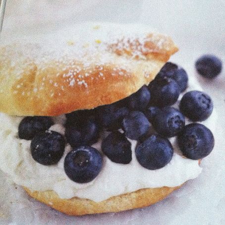 Saskatoon Cream Puffs