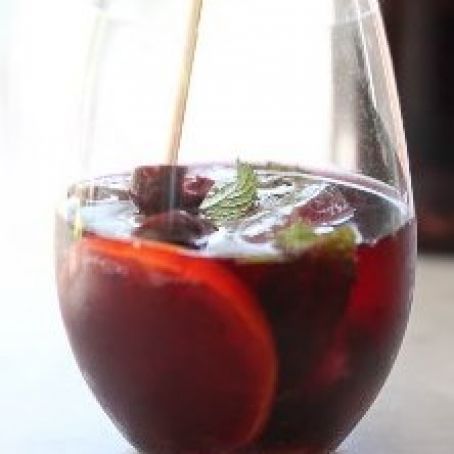 Roasted Cherry Sangria