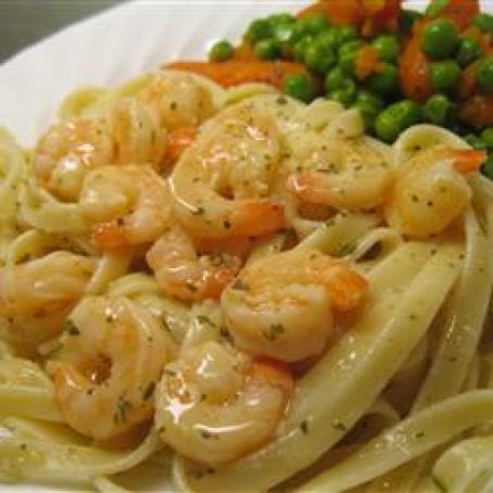 Shrimp Scampi Bake
