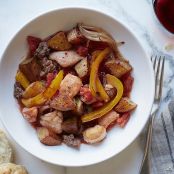 Spicy Chicken-and-Sausage Hash