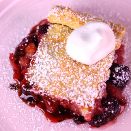 Rhubarb Berry Slab Pie by Carla Hall