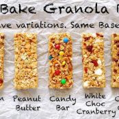 No-Bake Chewy Granola Bars