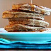 Granola Peanut Powder Pancakes