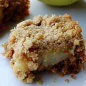 Oatmeal Cookie Pear Bars